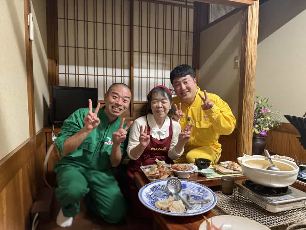 アキナ山名さんと水田さんと記念撮影